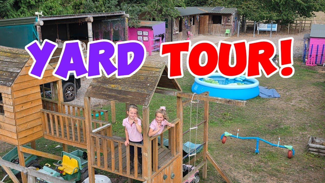 Yard Tour 2025! 🐴 #TrotOnTwins #YardTour #PonyLife #HorseVlog #FamilyVlog #BehindTheScenes