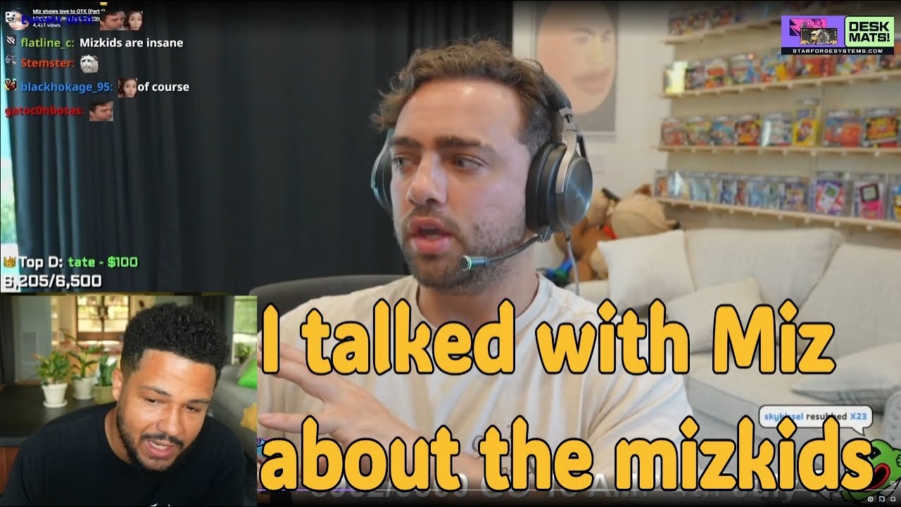 Nick reacts to Mizkif telling his fans to stop attacking him and Emily
