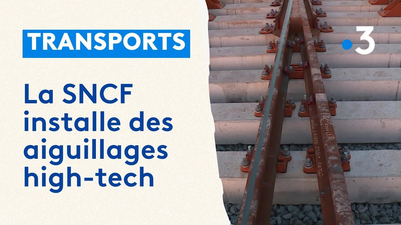 La SNCF installe des aiguillages high-tech pour améliorer la circulation des TER