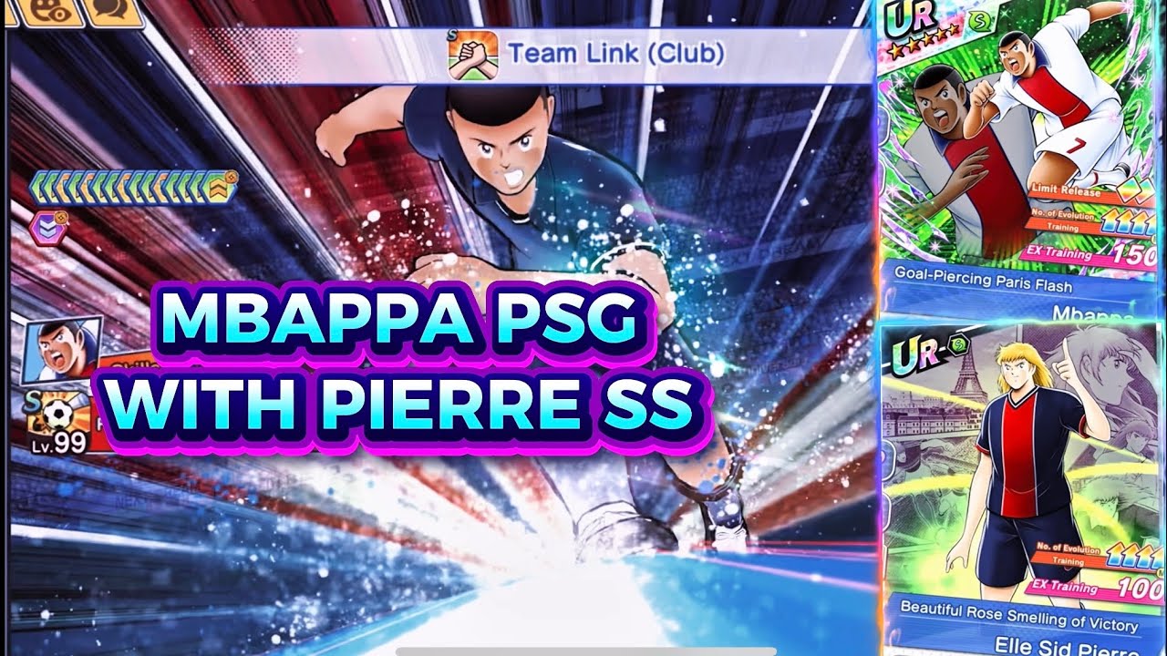 REVIEW MBAPPA PSG NEXT DREAM WITH PIERRE SUPERSTARS. CAPTAIN TSUBASA DREAM TEAM