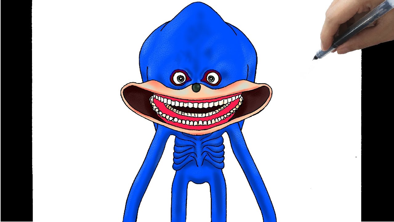 How to draw shin sonic