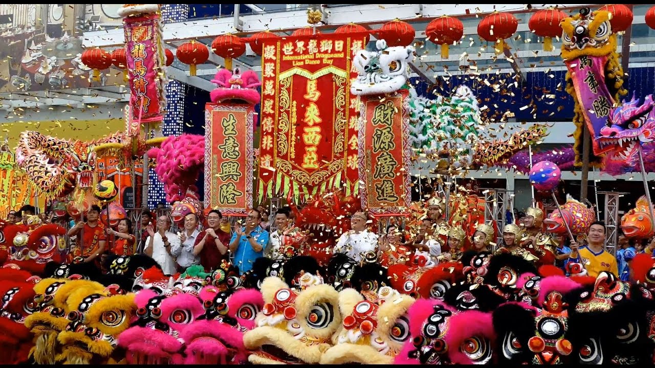 Открытие фестиваля World Dragon & Lion Dance Extravaganza 2017 (Малайзия) 4K UHD