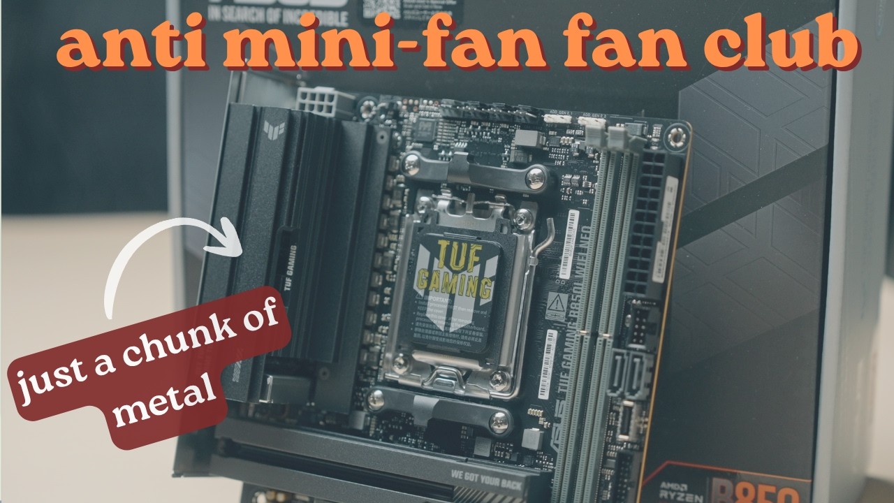 Asus's TUF B850I Neo is the 𝐅𝐈𝐑𝐒𝐓 ever TUF Mini-ITX board.