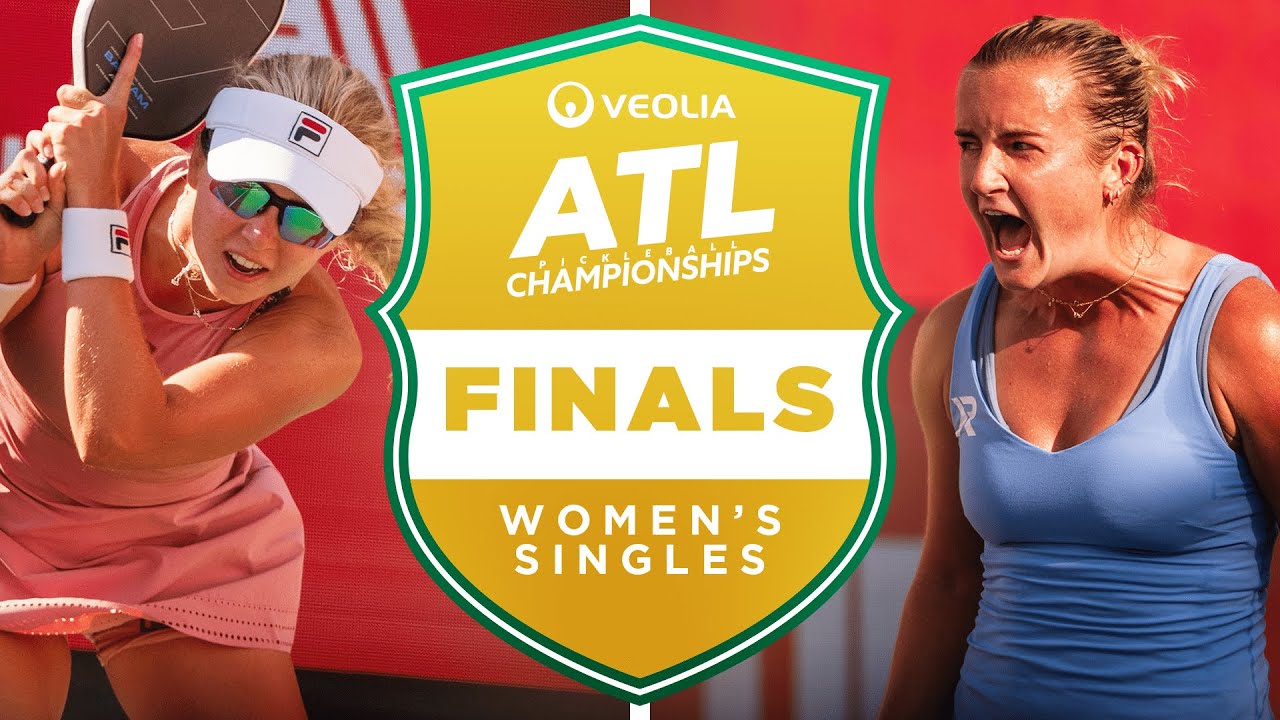 Anna Leigh Waters vs Kate Fahey at the Veolia Atlanta Pickleball Championships