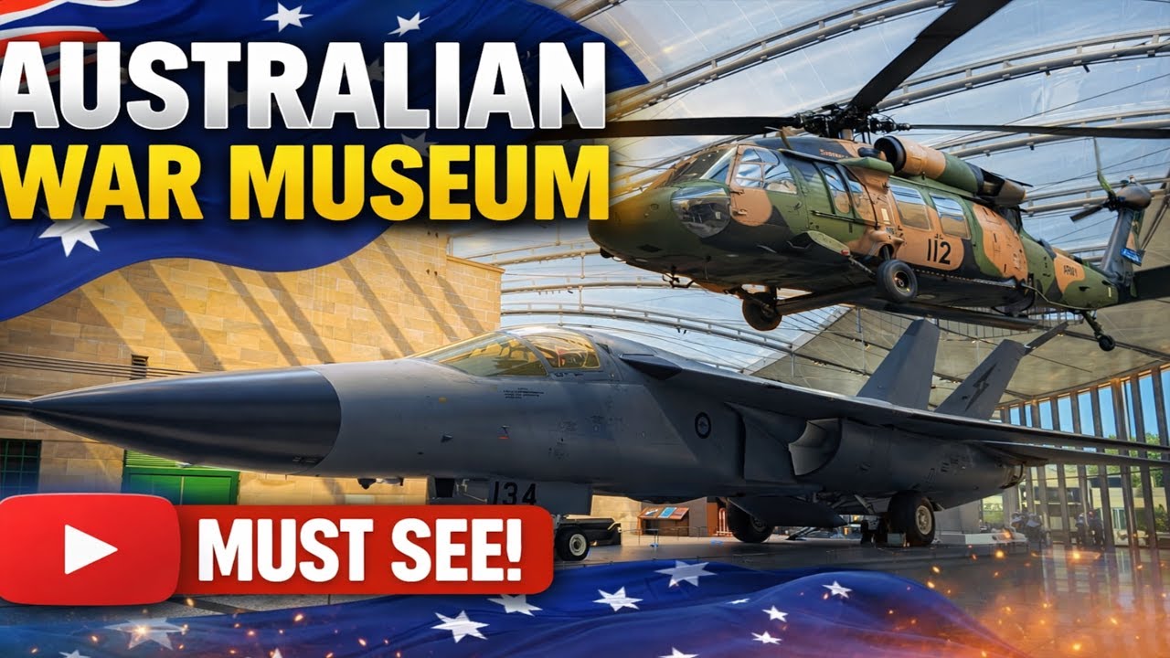 Австралийский военный музей в Канберре 🇦🇺 | Истребители, военные вертолеты и бронетехника