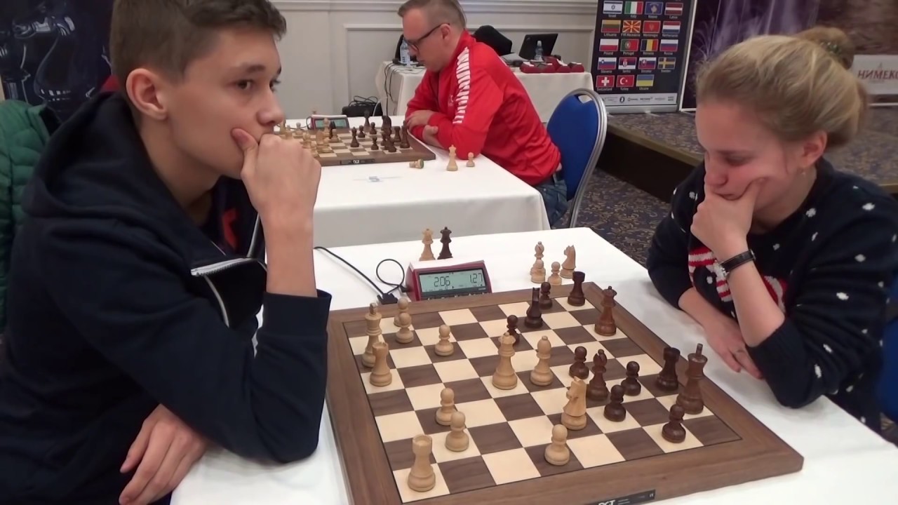 GM Andrey Esipenko - WFM Victoria Chernyak,  London opening, BLITZ CHESS