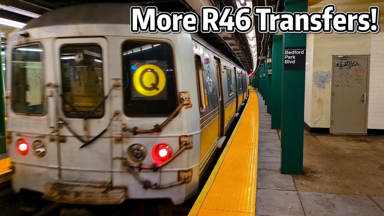 ⁴ᴷ⁶⁰ More R46 Transfers on the Concourse Line!