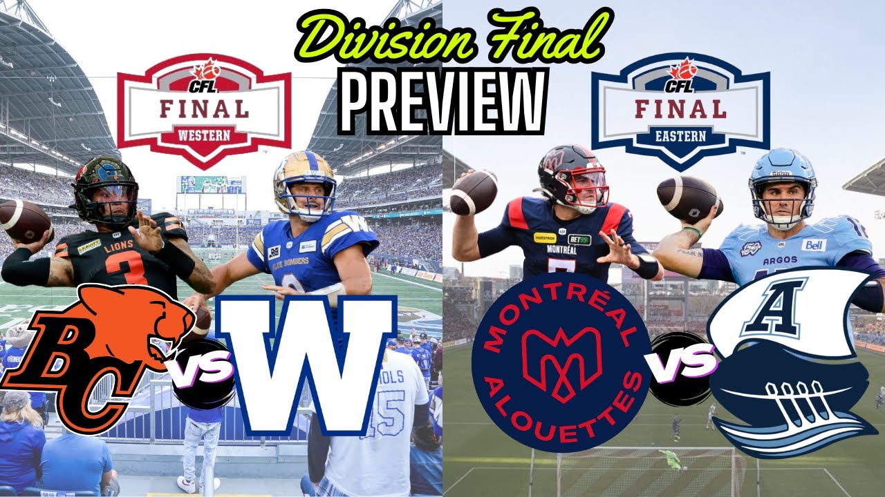 2023 CFL Division Final Previews and Prediction