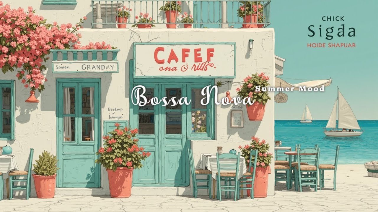Endless Summer Mood with Bossa Nova Jazz - Уютный Приморский Зал | Спокойная Музыка