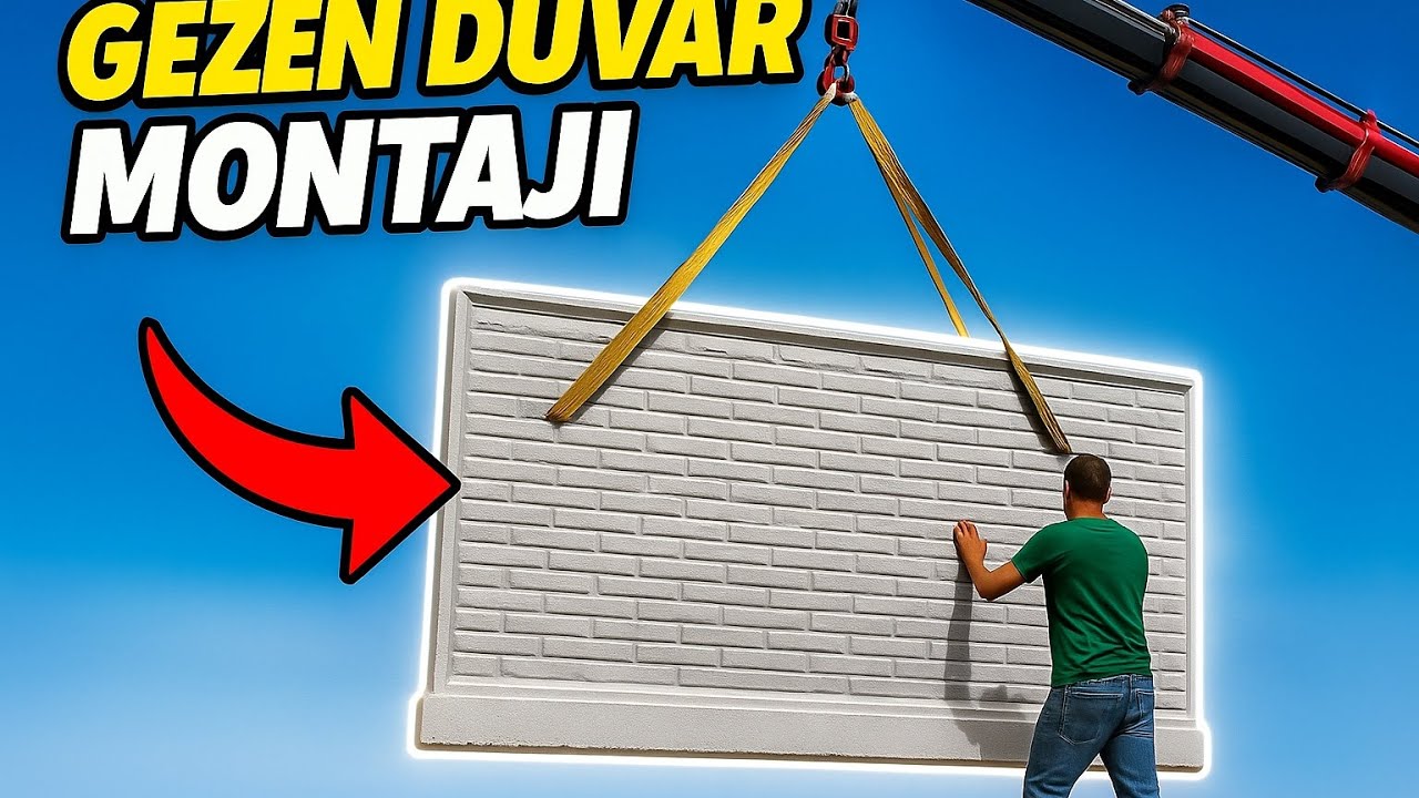1 Kişi İle Gezen Duvar Montajı