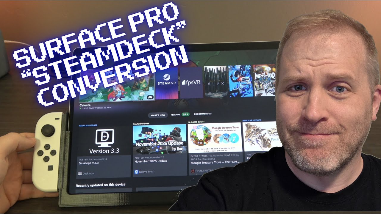 Я превратил Surface Pro в Steamdeck!
