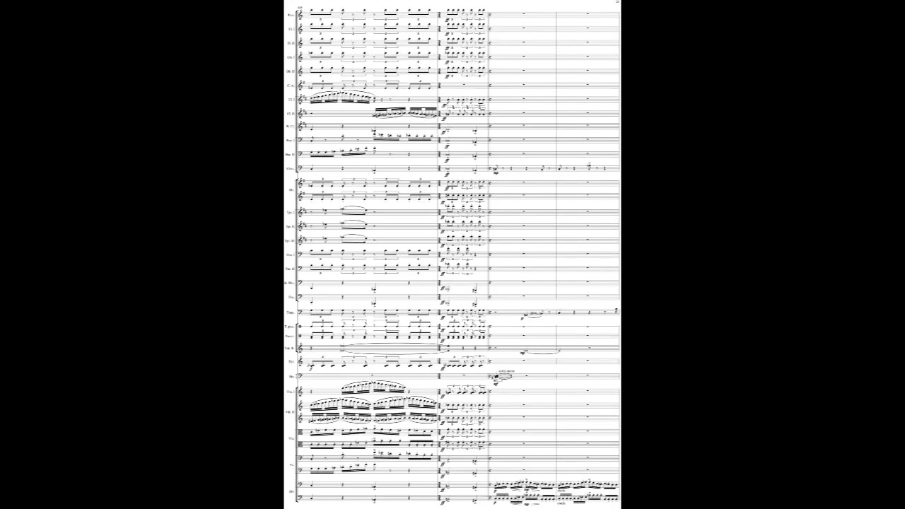 Lukáš Sommer - Smrtihlav for Orchestra (2020) [Score-Video]