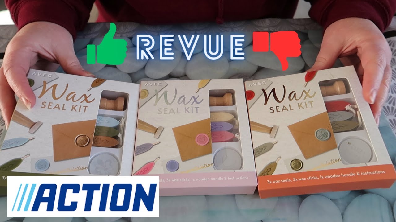 Test : Kit de cachet de cire de chez Action