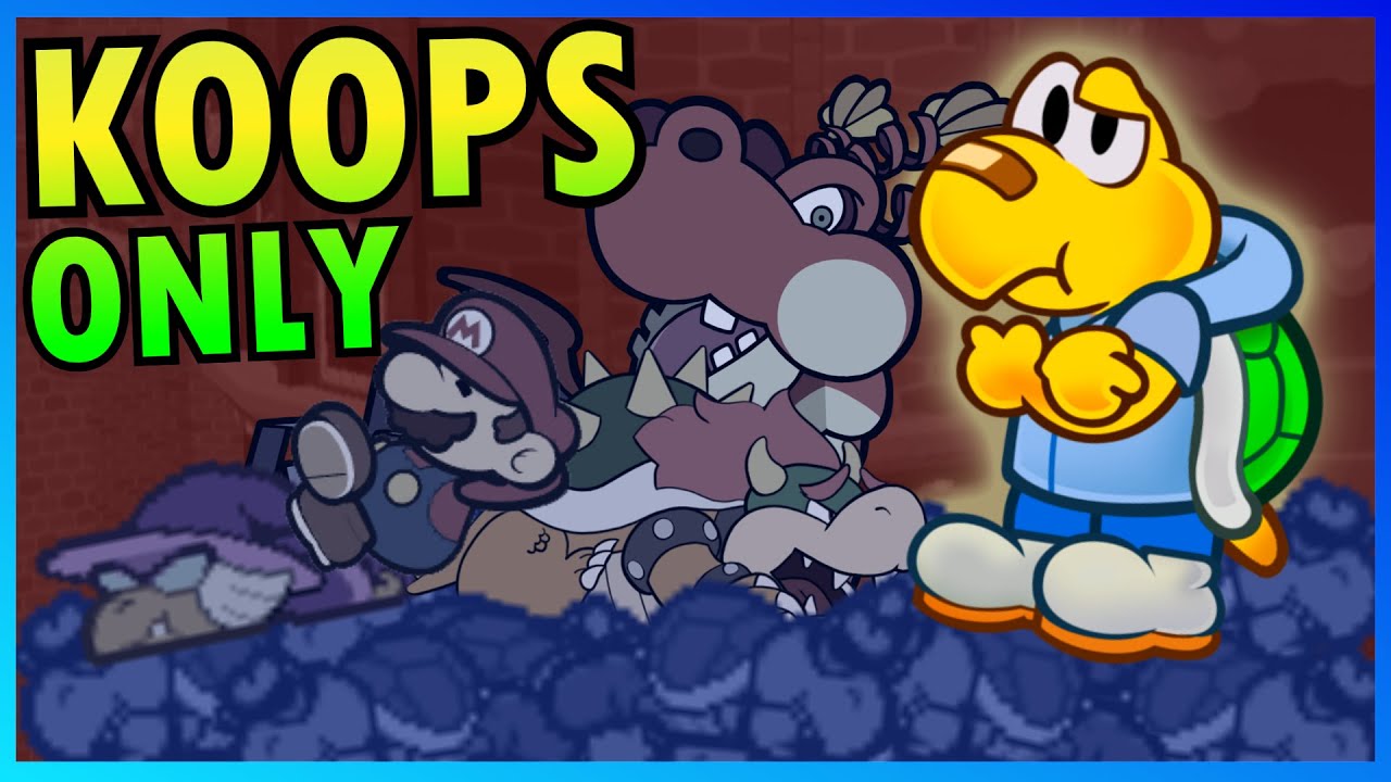 Can You Beat Paper Mario: TTYD as a KOOPA? (No Mario challenge)