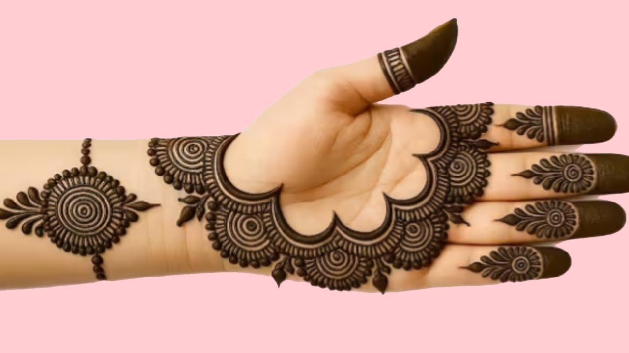Unique mehndi designs || front hand mehndi designs || simple mehndi designs || #mehndibyng 