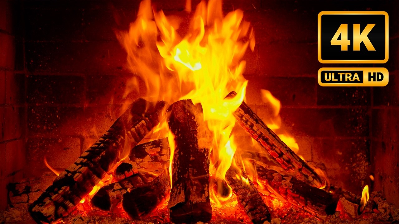 February Retreat Night by the Fireplace | Relaxed Jazz Instrumentals & Burning Logs for Rest & Sleep
