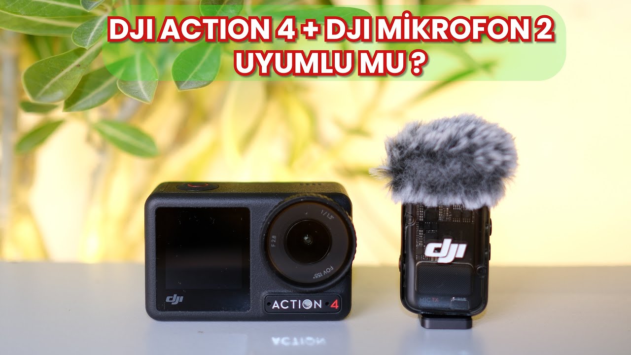 DJI OSMO ACTION 4  Ve DJI MİKROFON 2 (DJI OSMO POCKET 3 İLE ARKA PLAN ÇEKİMLERİ)