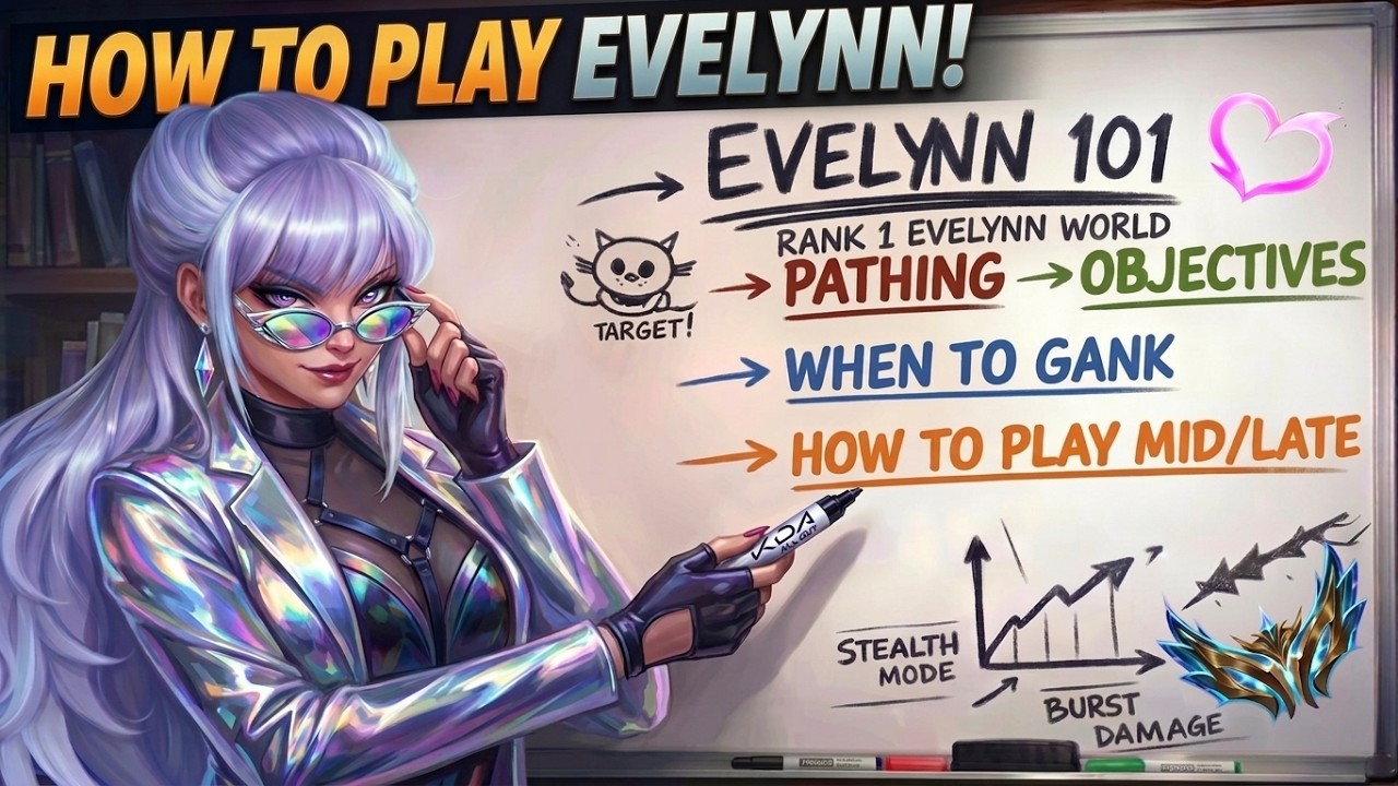 HOW THE RANK 1 2000 LP EVELYNN WORLD PLAYS TO CARRY [EDUCATIONAL GAMEPLAY]