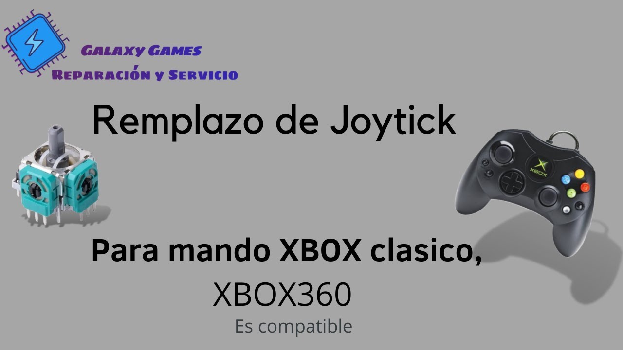 #reparaciones #joystick Remplazo de Joytick Para mando XBOX clasico  y XBOX360 COMPATIBLE