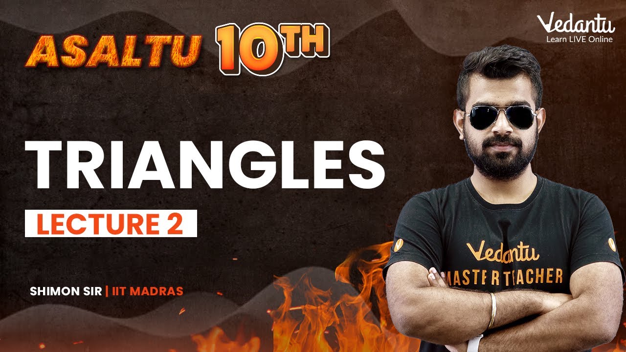 Triangles  | Class 10 Maths | Shimon Sir | Vedantu Master Tamil |