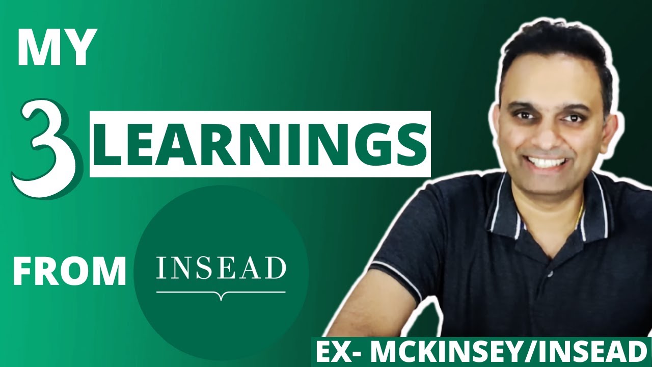 What I learned at INSEAD