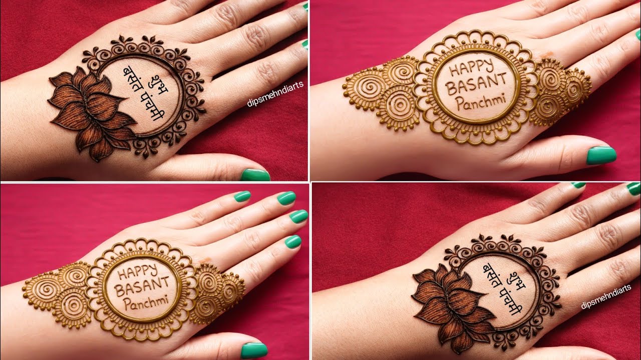 Shubh Basant Panchami special mehndi designs|| Basant Panchami Mehndi Design||बसंत पंचमी मेहंदी 