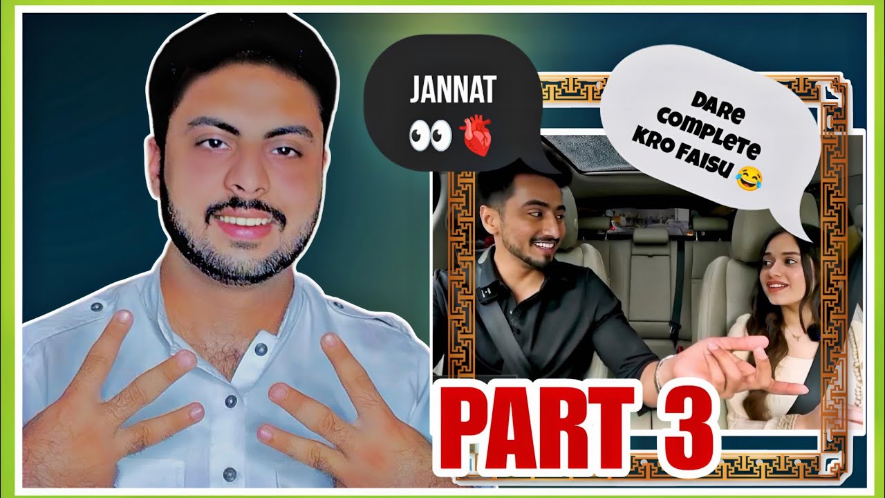 PAKISTANI REACTION ON FAINAT | LONG DRIVE WITH MR. FAISU FT JANNAT ZUBAIR | VLOG PART 3