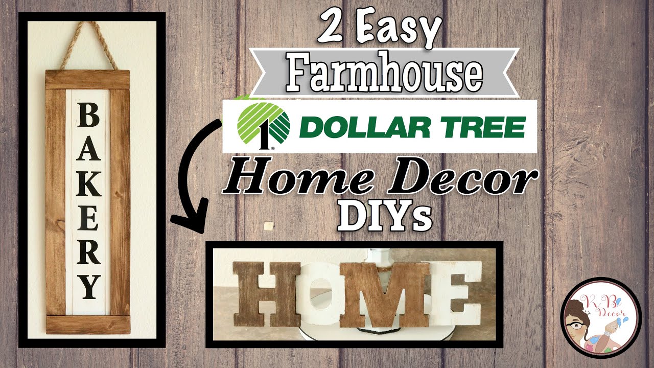 2 Easy Dollar Tree Home Decor DIYs | KB Decor Crafts