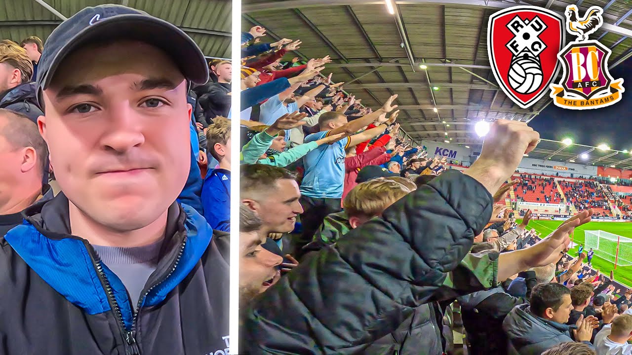 Bradford City COMEBACK From TWO DOWN vs Rotherham United in CRAZY Yorkshire DERBY...