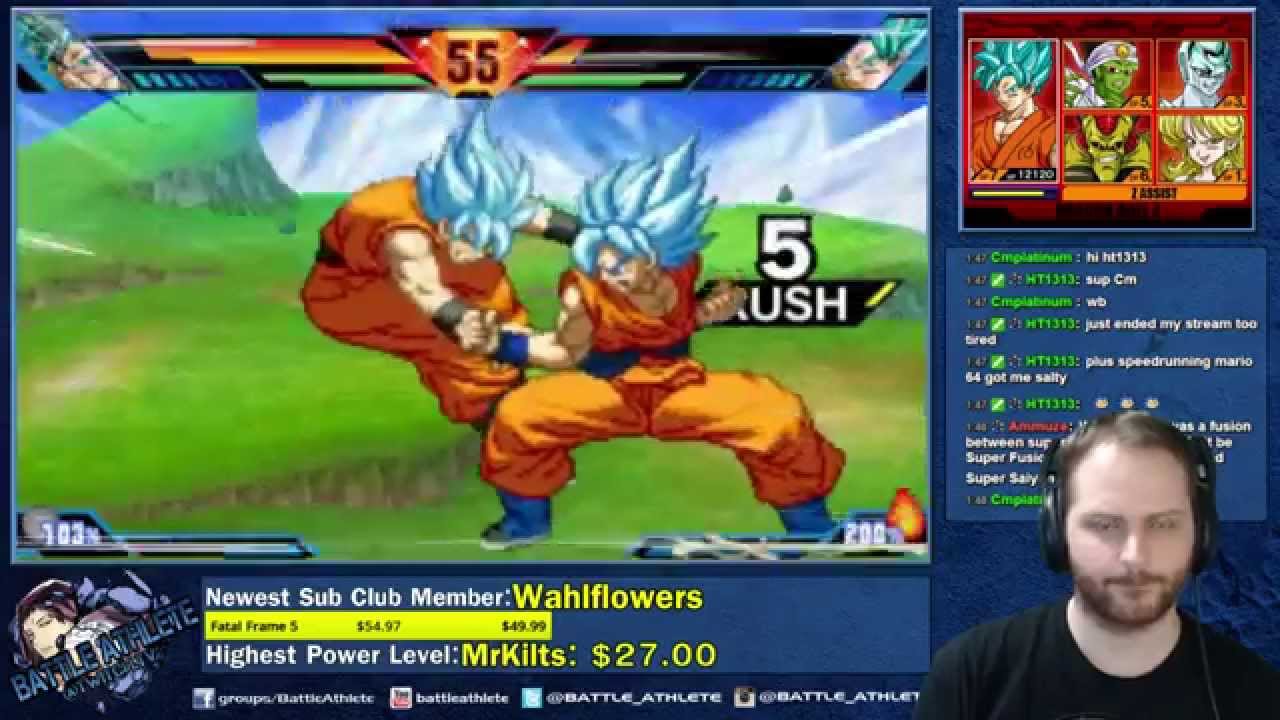 SSJ Blue Goku Combos - Dragon Ball Z: Extreme Butoden