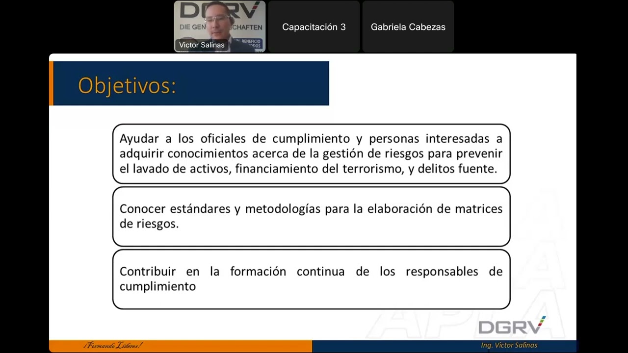 Gestión de riesgo de lavado de activos y elaboración de matrices de riesgo