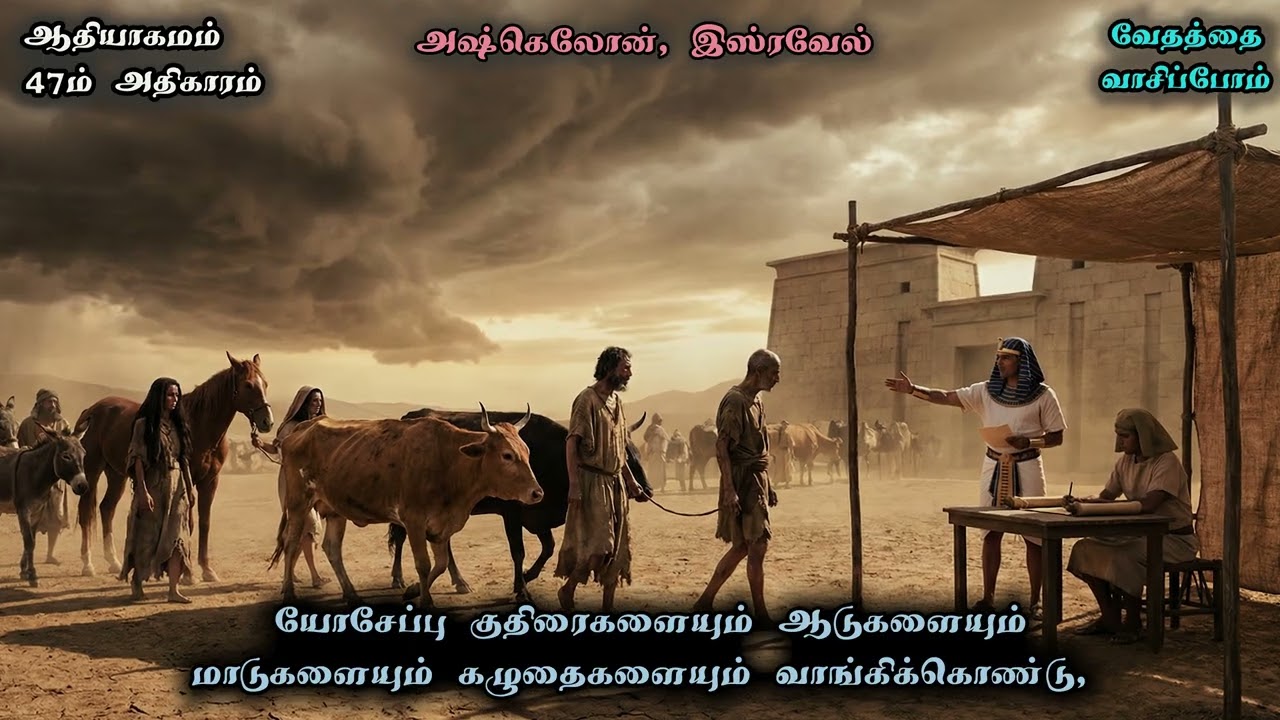 ஆதியாகமம் 47 / Genesis 47 in Tamil - வேதத்தை வாசிப்போம் - வாசிப்பவர்: போதகர் சுரேஷ் இராமச்சந்திரன்