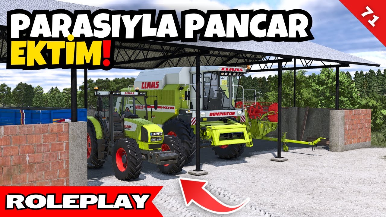 CLAAS Ares 600 ile PANCAR ekimi hiç bu kadar kolay olmamıştı! | FS25 Roleplay