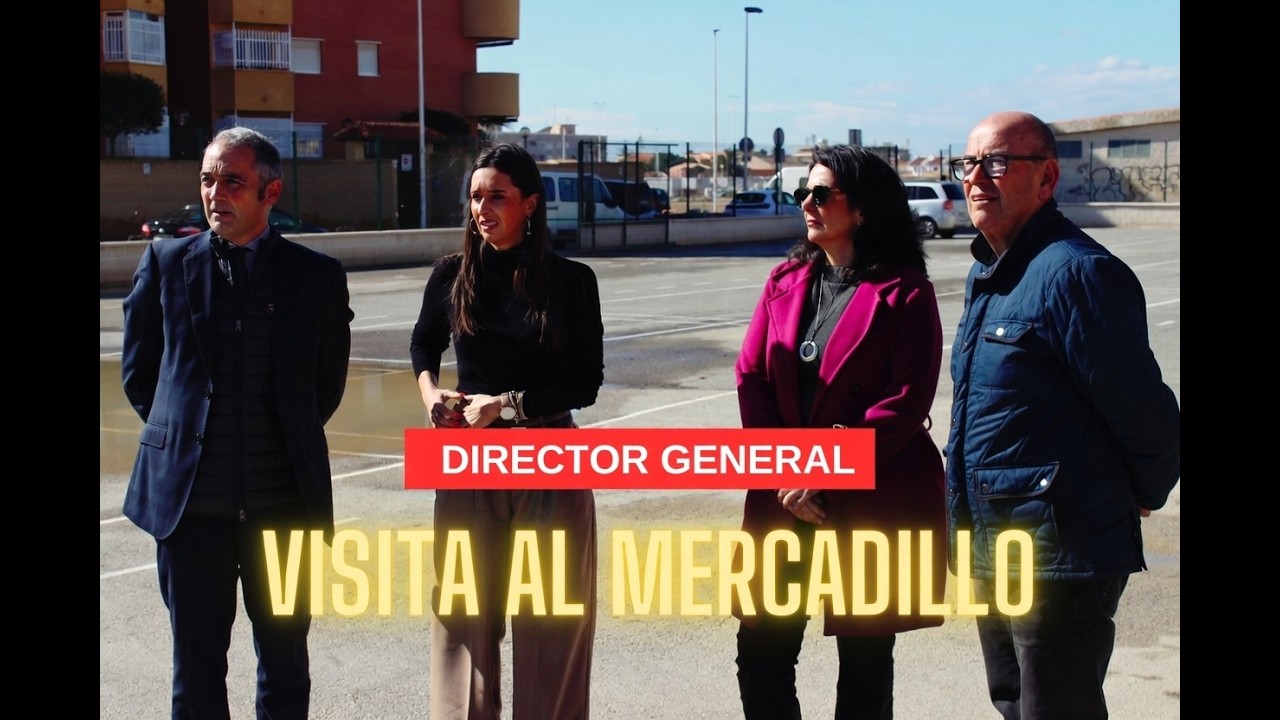¡El Director General de Comercio Visita el Mercadillo de Puerto de Mazarrón!