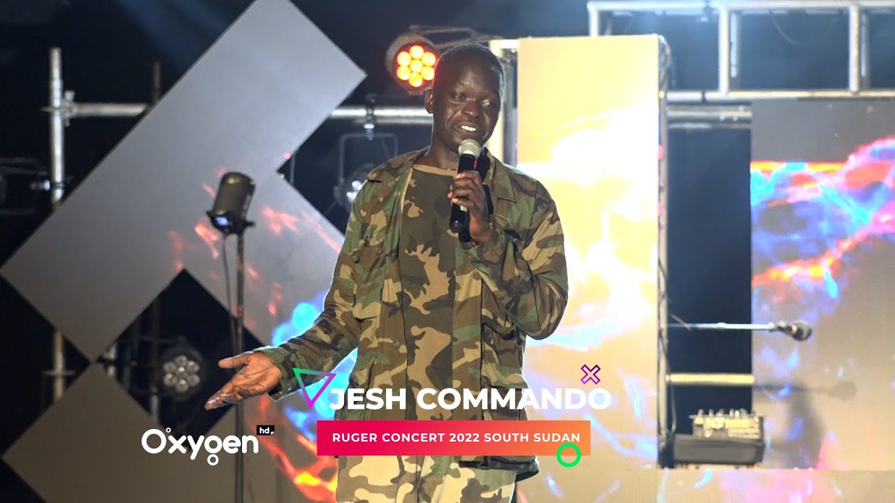 JESH COMMANDO THE BEST SOUTH SUDANESE COMEDIAN PREFORMING LIVE.