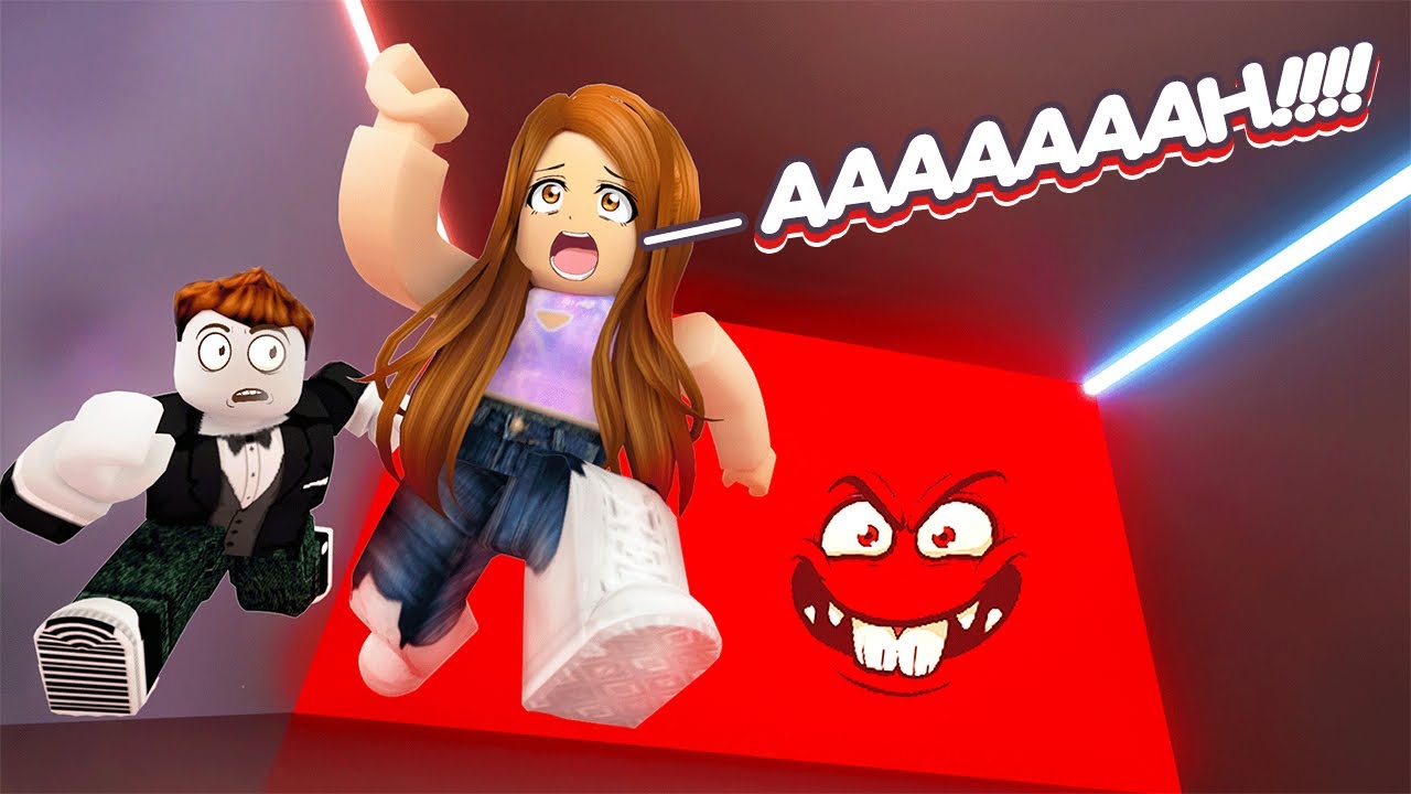 TENTE ESCAPAR DA PAREDE VERMELHA GIGANTE NO ROBLOX