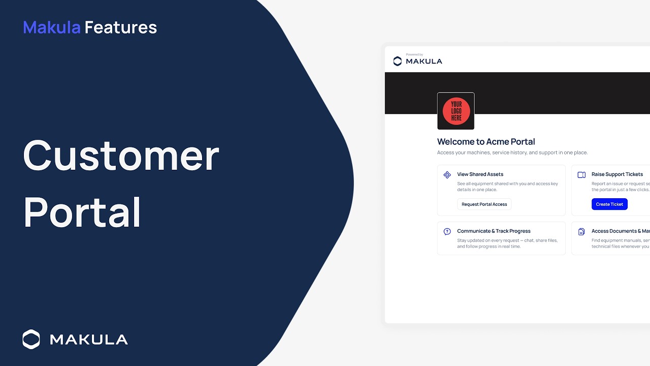 Transform After-Sales Support with a Branded Customer Portal | Makula Field Service