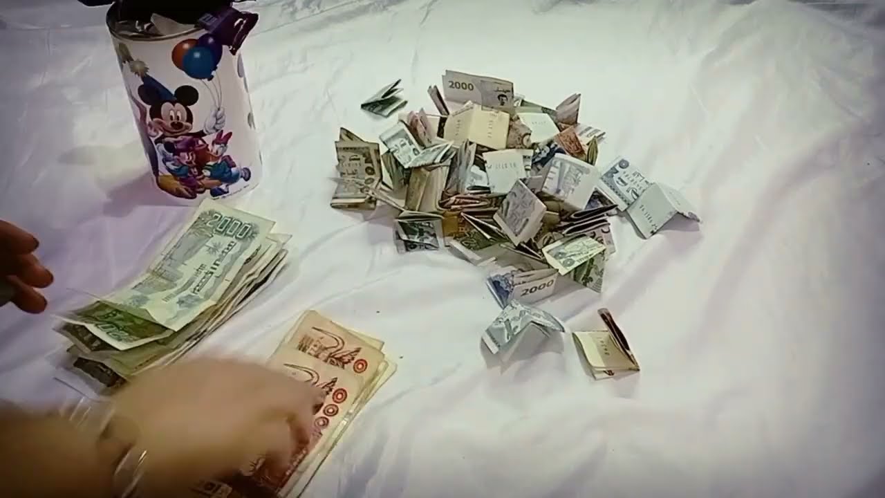 فتحت معاكم حصالة عيد الأضحى ماتتصوروش المبلغ للقيته بعد تحدي 6اشهر