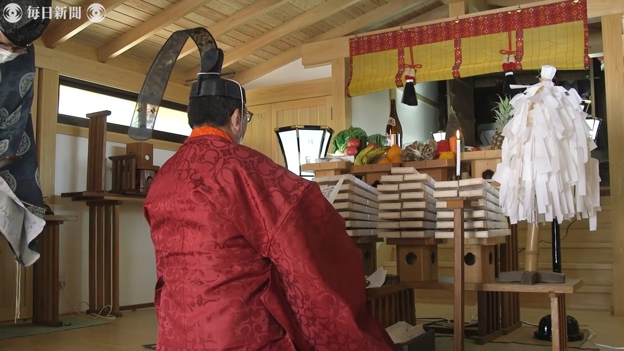 福島・双葉の初発神社で事故後初の式年大祭　帰還に向け安寧祈る