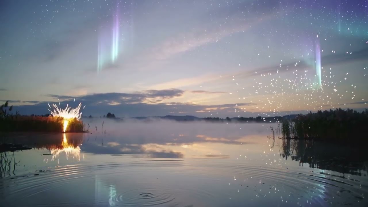 Relaxed Future Bass Ambient | Serene Lakeside Dawn for Peaceful Reflection & Rejuvenation