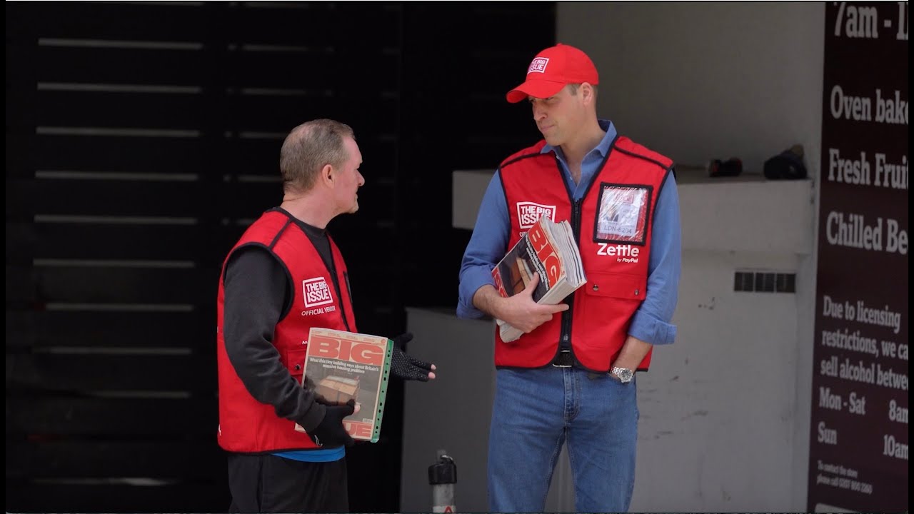 Prince William sells The Big Issue: 