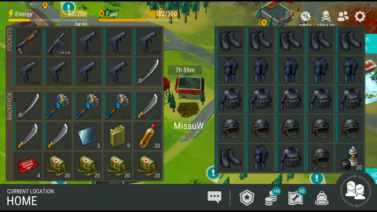 LDOE raid MissuW | 6 sets of SWAT armor and 9 guns! ❤️❤️