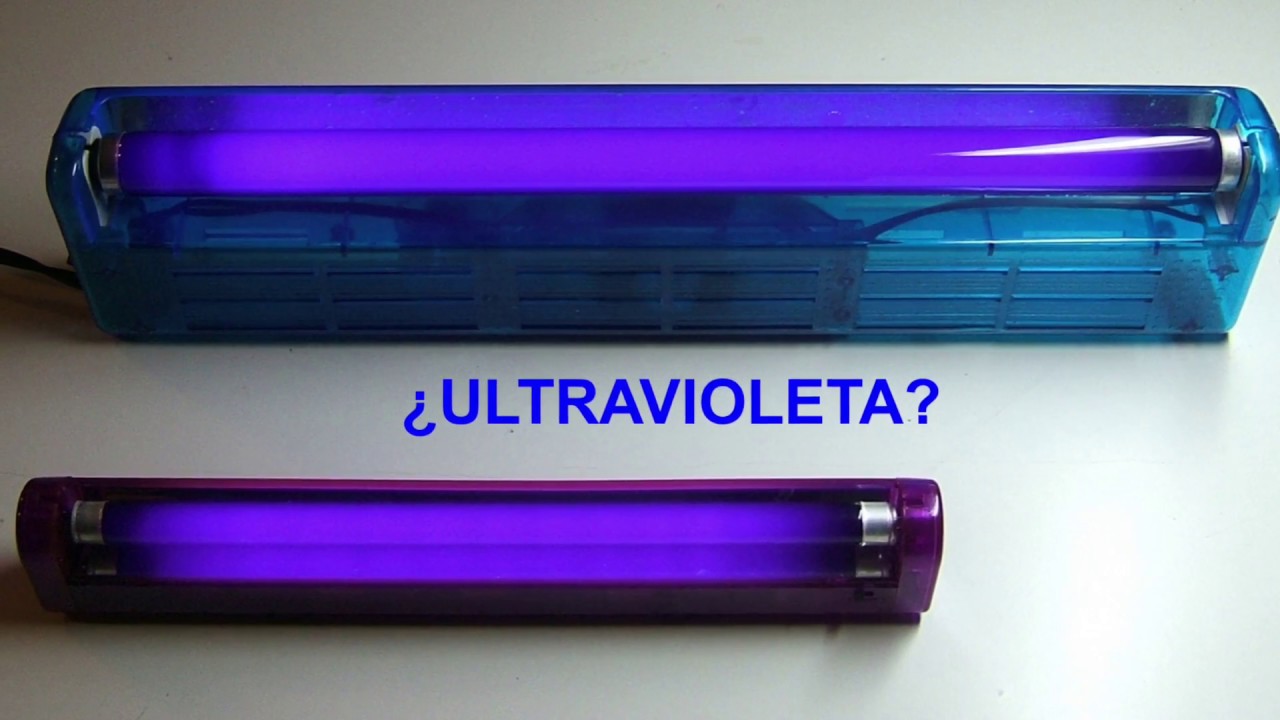 LUZ NEGRA CASERA. Detecta billetes falsos. Tutorial