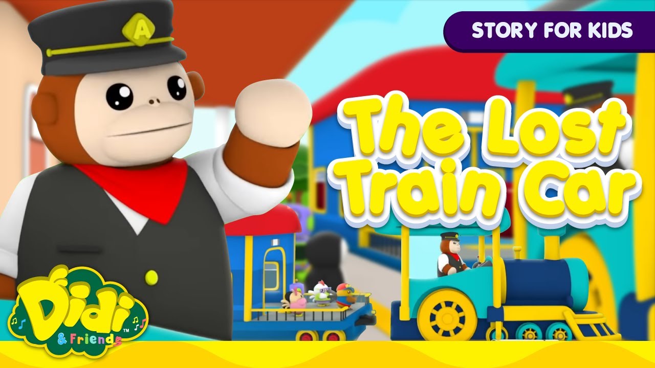 Trains Story for Kids | The Lost Train Car | Nursery Rhymes for Kids | Didi & Friends