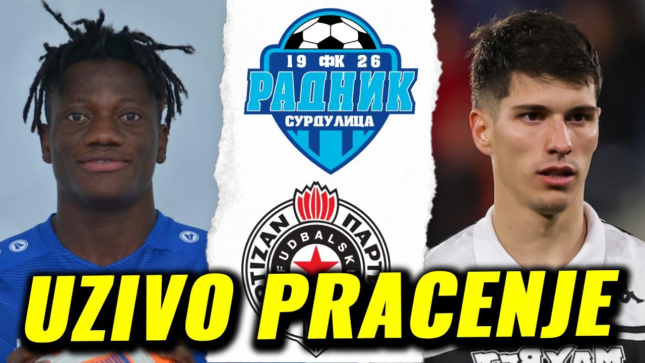 RADNIK SURDULICA vs PARTIZAN | SUPER LIGA - 22. KOLO 🔴 LIVE