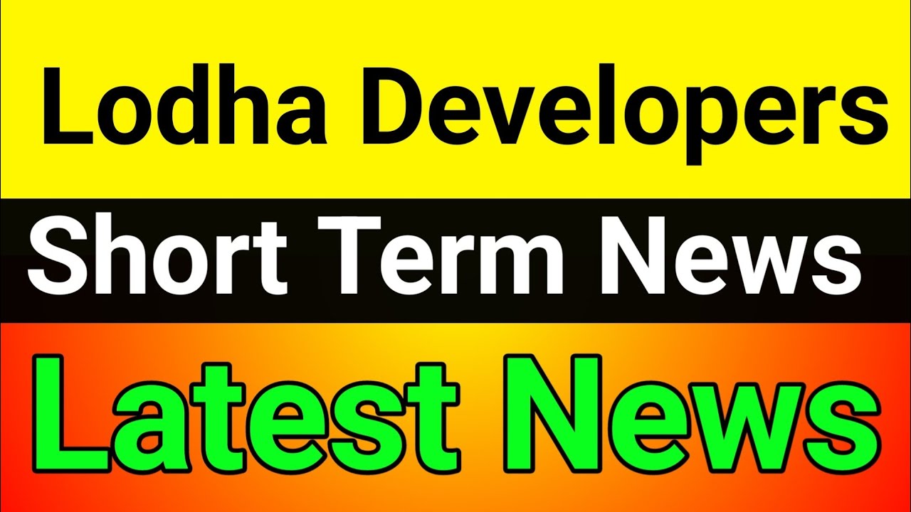 Lodha Developers share latest news🔥 lodha developers share🚀lodha developers share news today