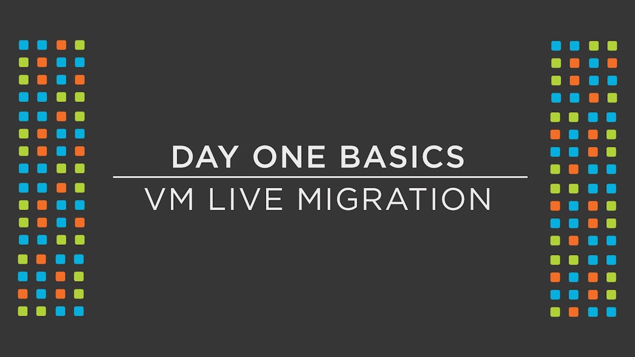 How to do a live migration of a Virtual Machine from one host to another | Nutanix University