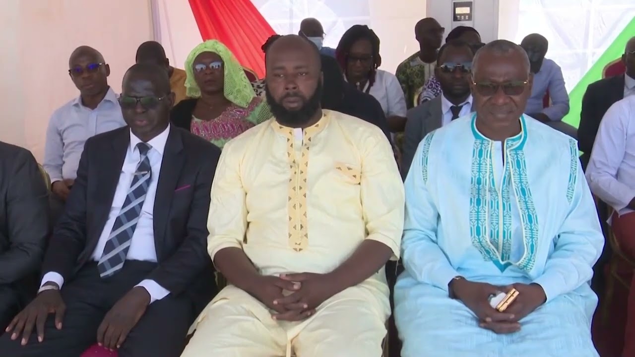 pose de première pierre du lycée professionnel de Korhogo
