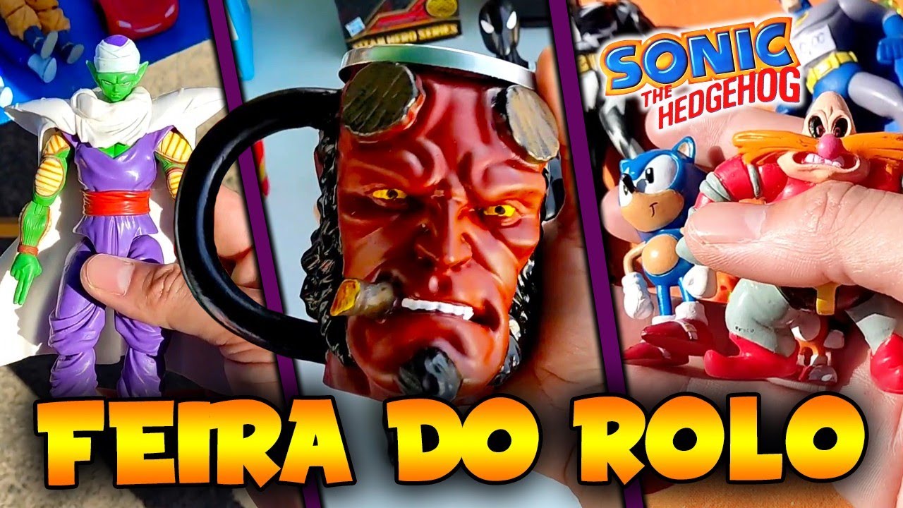 Caçada GAMER e BRINQUEDOS! Lote RARO, Action figures MARVEL, DISNEY na FEIRA do ROLO