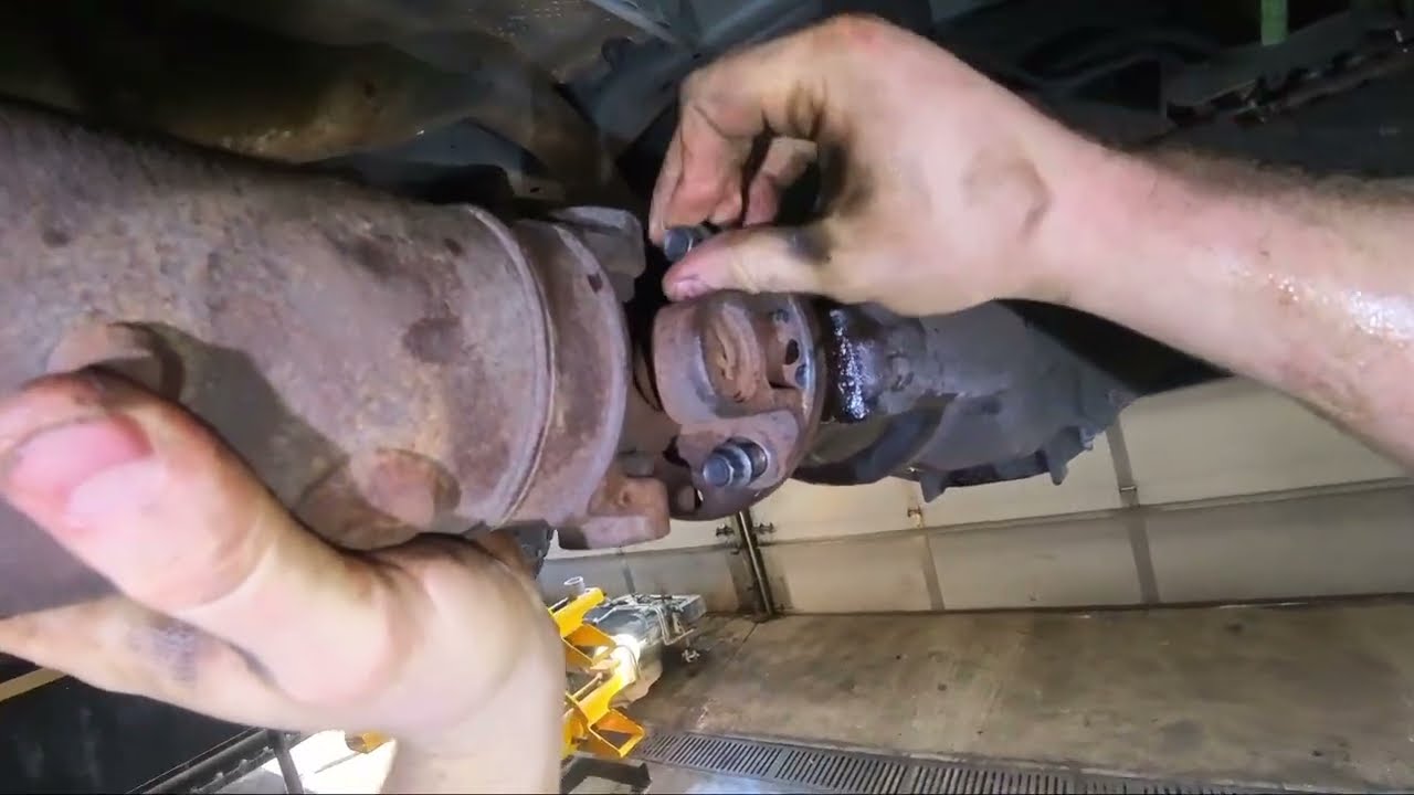 Rear pinion seal on a transit van